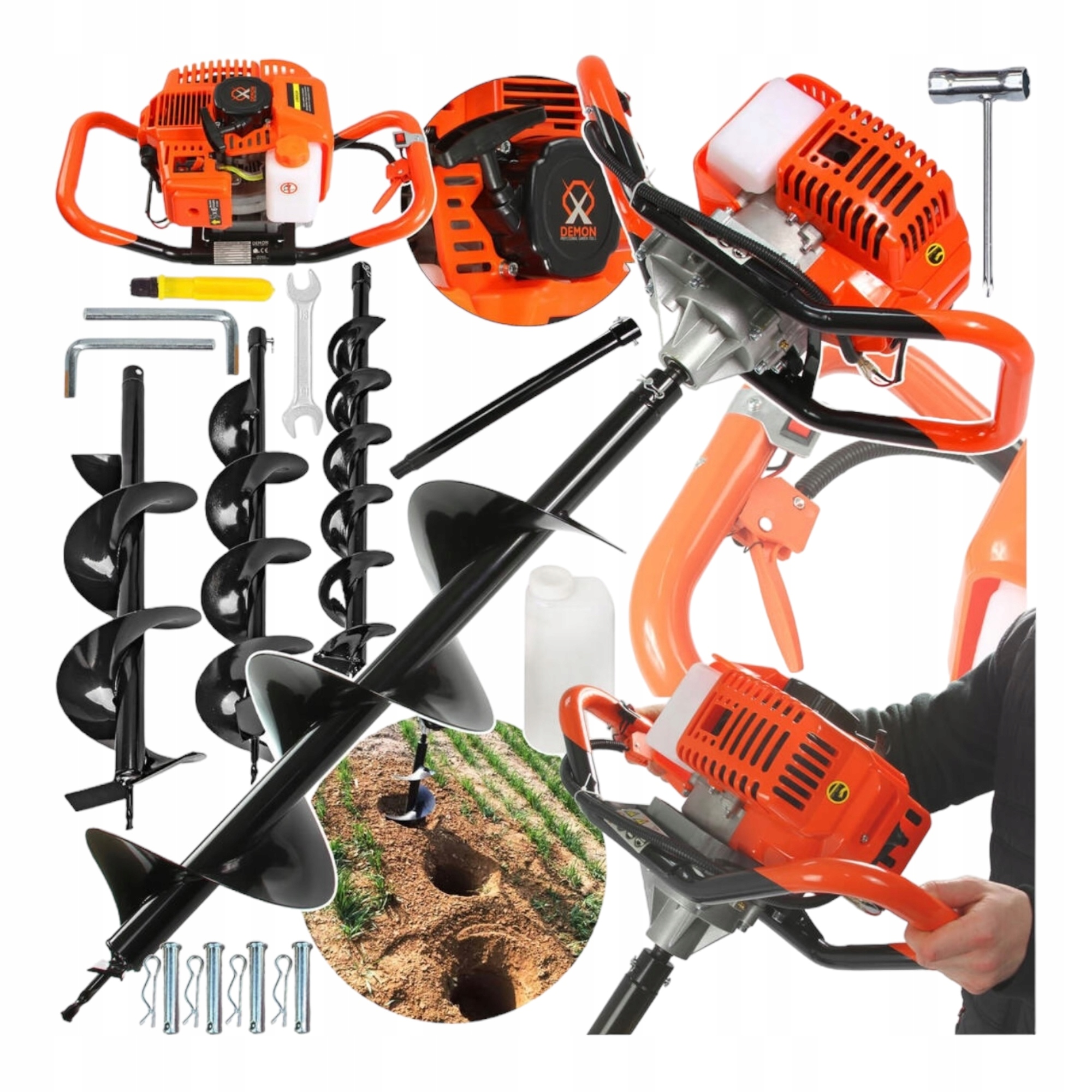 Benzínová Vrtací Zemní Vrták 3 Vrtací Stroje Výkonná Vrtací Stroj M84000/ Vrták