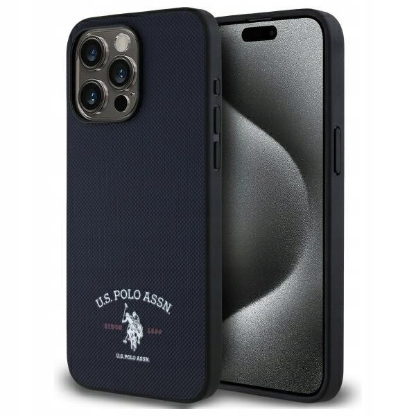 Us Polo USHCP15XPARV iPhone 15 Pro Max 6,7" granatowy/navy Printed Dh