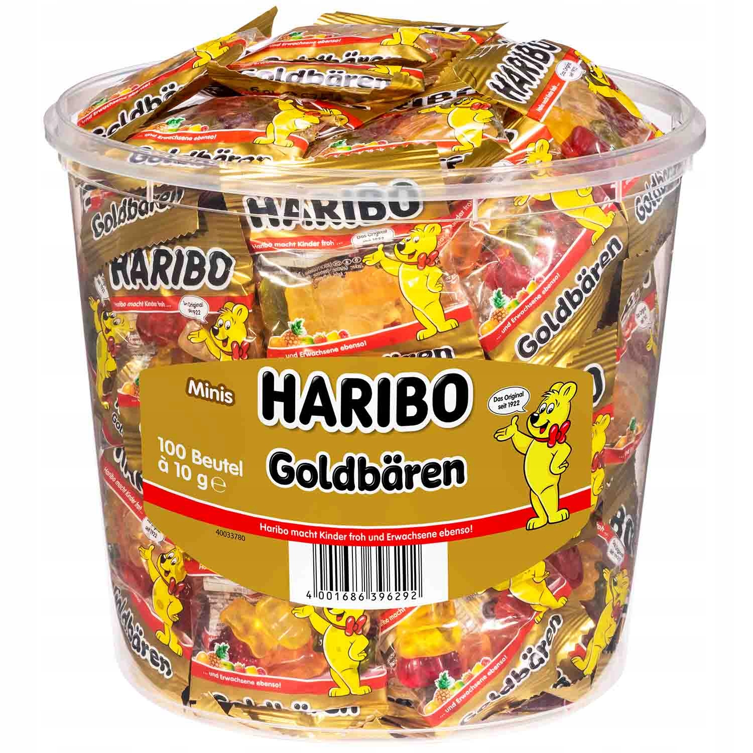 Levně 2x Haribo Minis Goldbaren Zlatí Medvídci 100 ks
