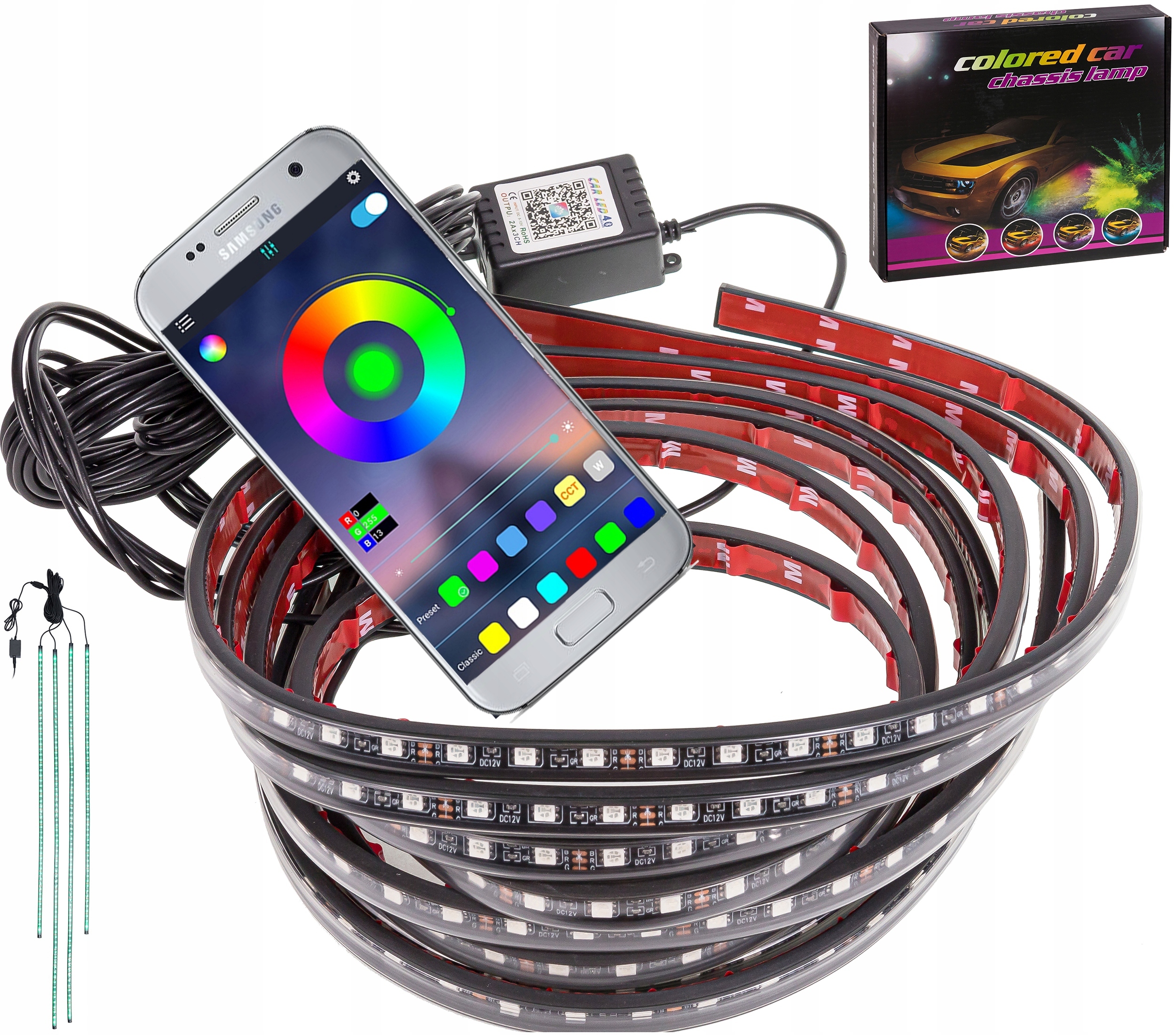 

Oświetlenie Podwozia Auta Led Rgb Android Tuning
