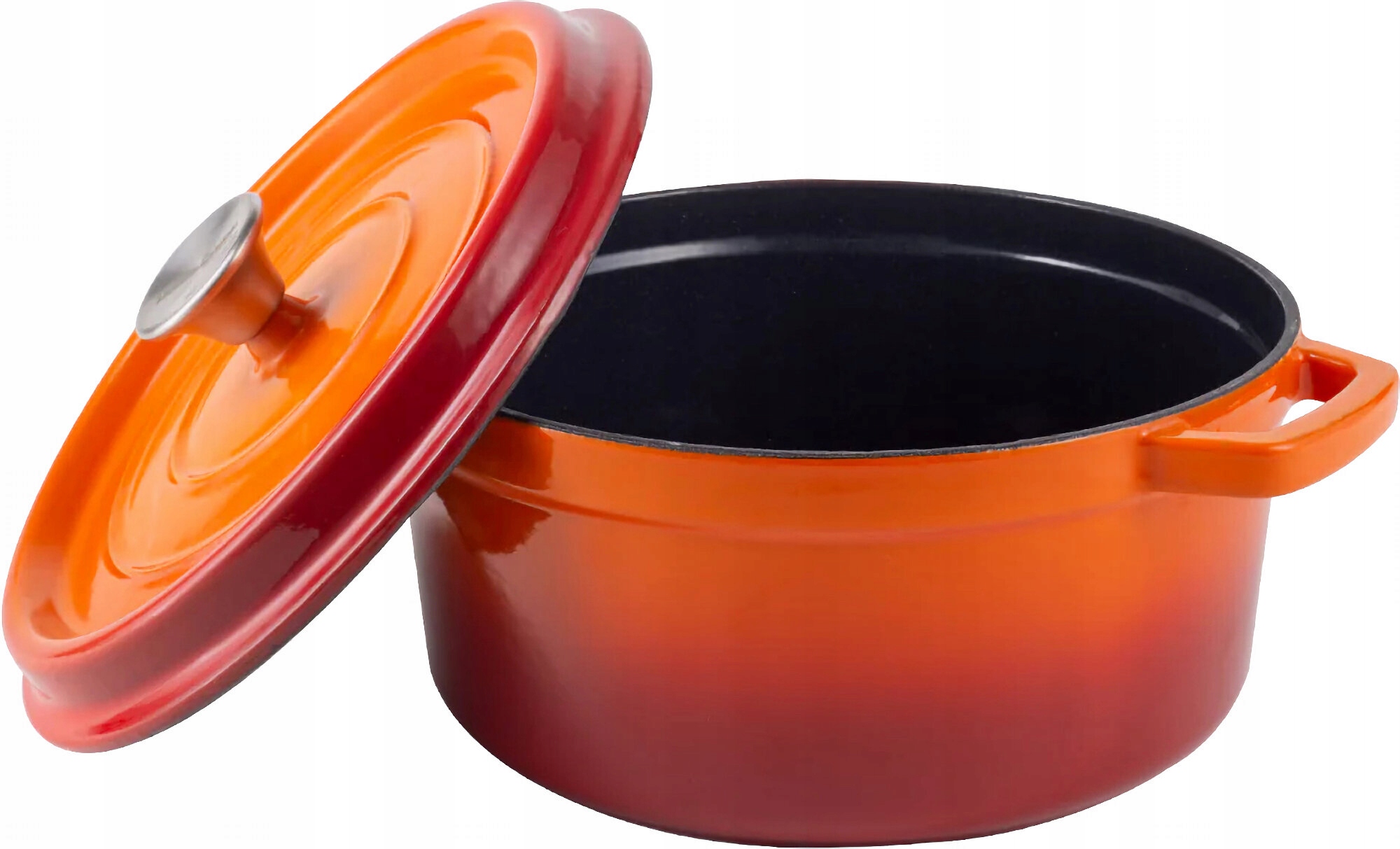 Hrnec Vintage Cuisine 2,2 l oranžový ombre