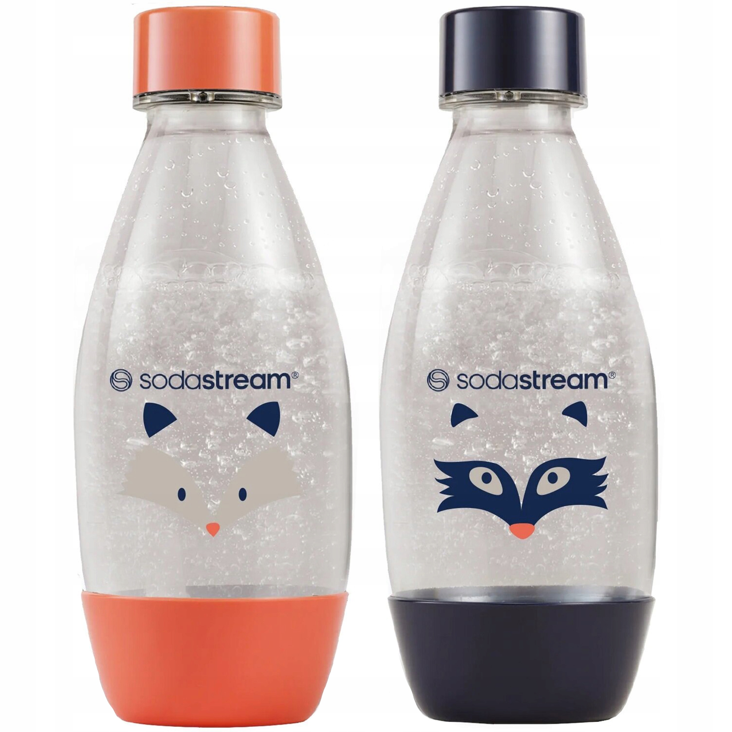 2x Butelka 0,5L SodaStream z grafiką borsuk szop dwupak do saturatora
