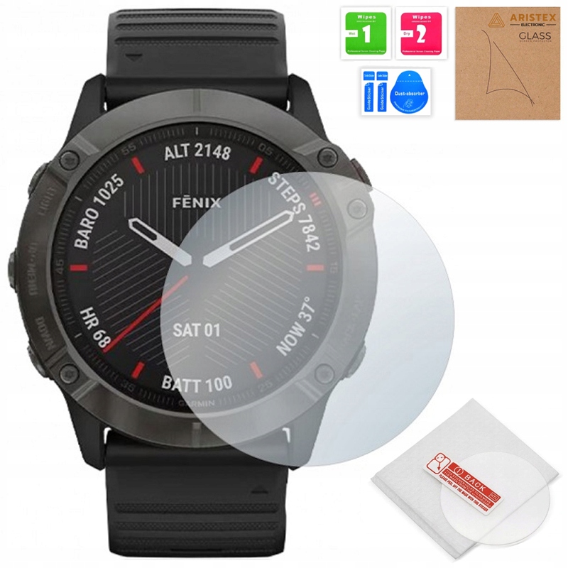 SZKŁO HARTOWANE OCHRONNE DO GARMIN FENIX 6 / 6 PRO