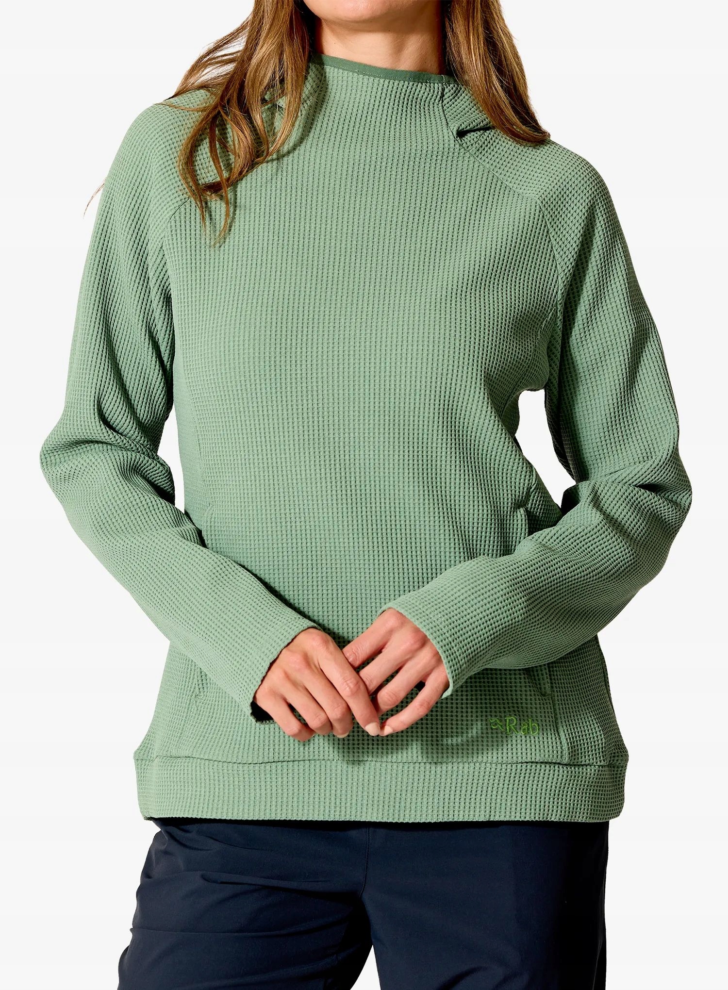 Bluza damska Rab Hepton Pullover Hoody dark fig green M