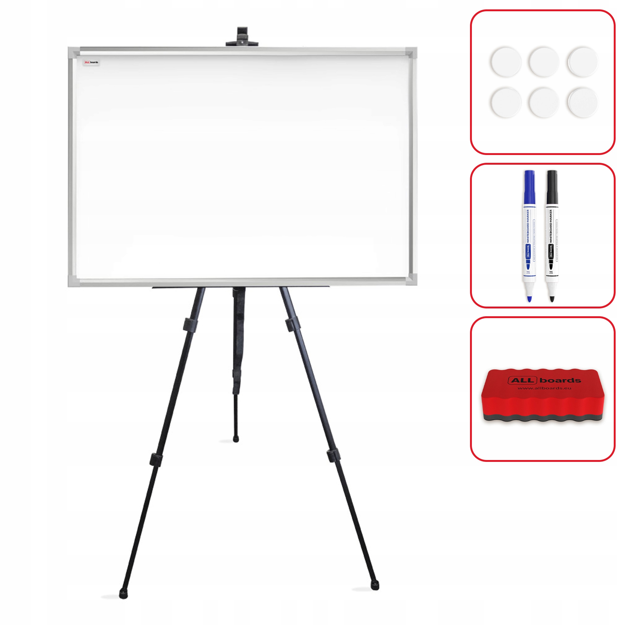 Zestaw Tablica magnetyczna Sztaluga 60x45 Gratisy