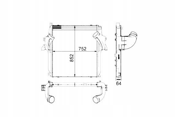 NRF INTERCOOLER Producent części NRF