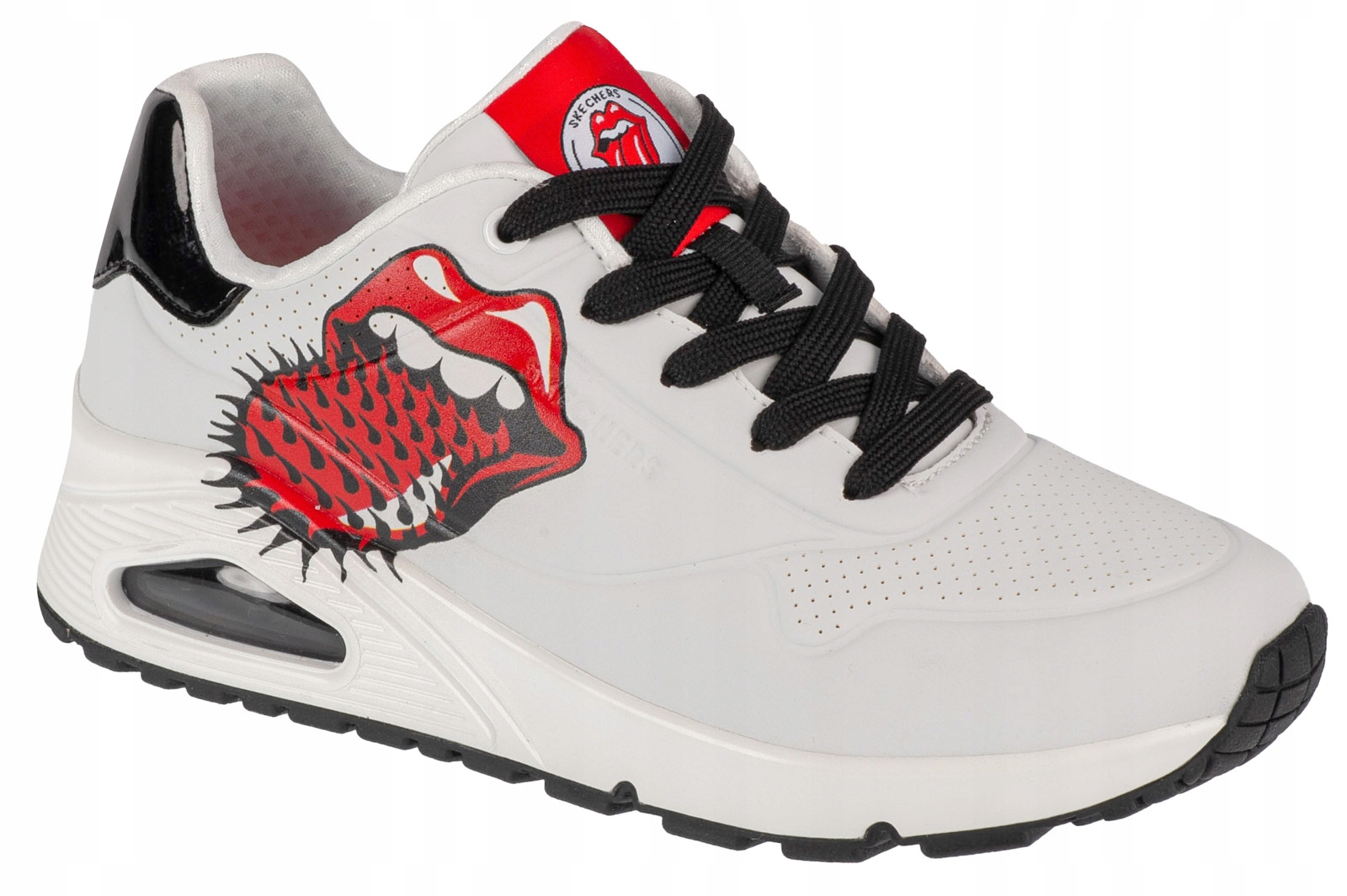 Skechers Uno-rolling Stones Single [36,5] Dámské tenisky bílé