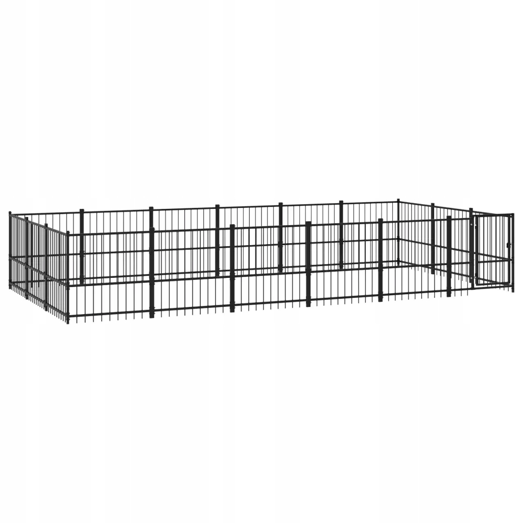 Levně Kotec pro psa, ocelová, 16,94 m²