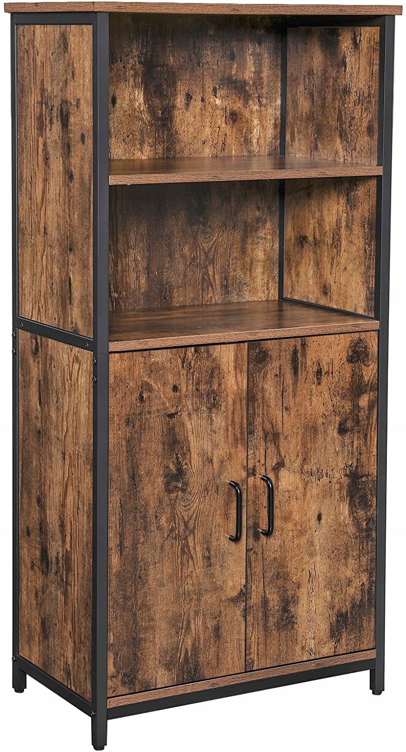 Regál do obývacího pokoje nebo pracovny Loft hnědý 125 cm