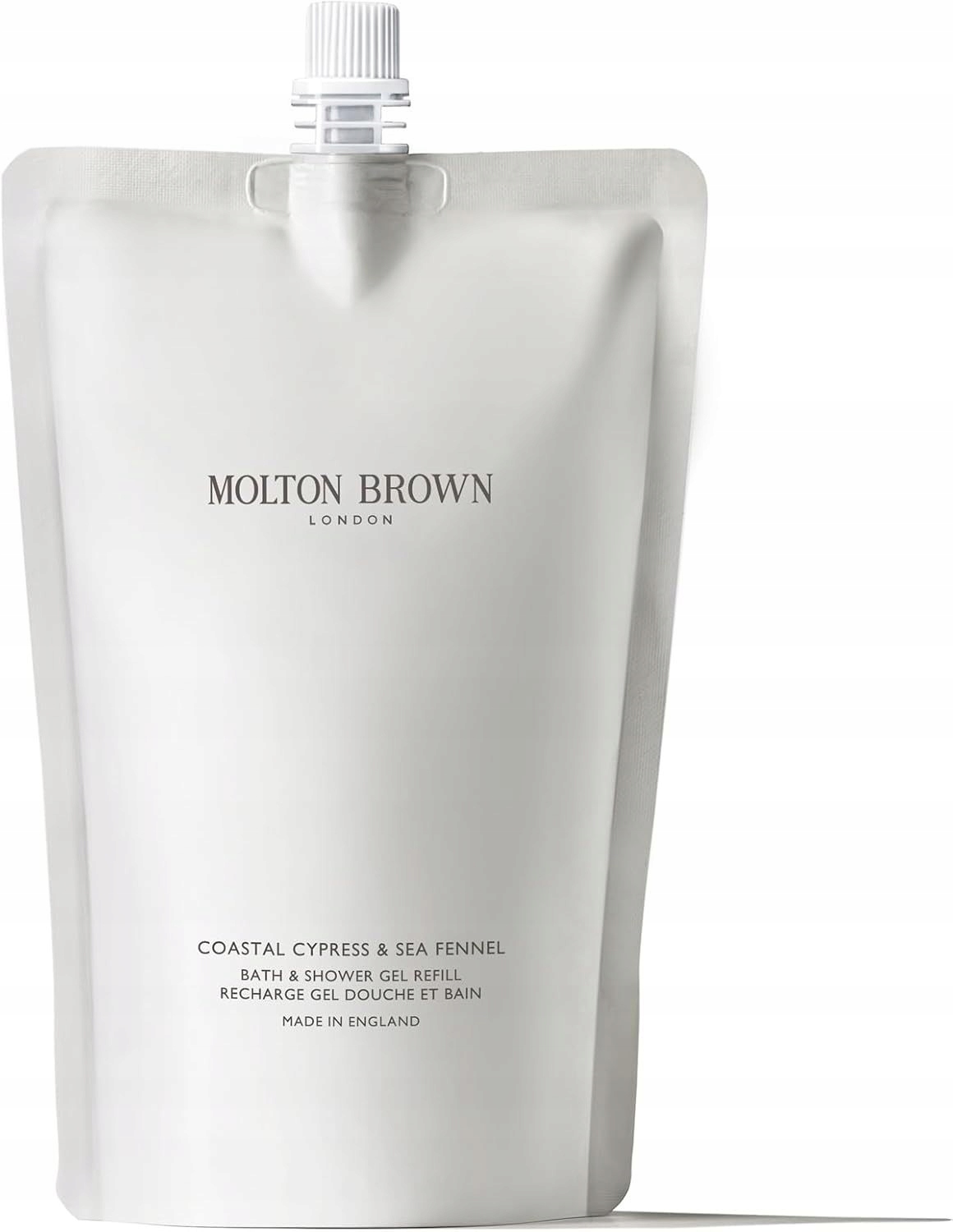 Molton Brown Coastal Cypress+sea Fennel Náplň Do Sprchového Gelu A Pěny Do Koupele 400 ML