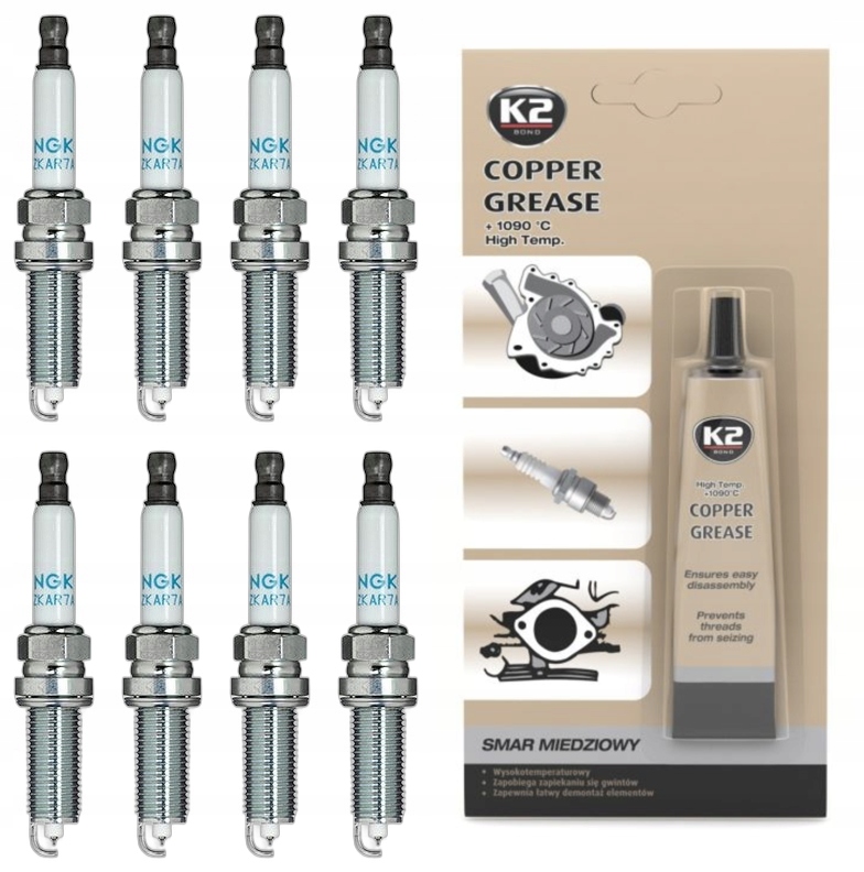 NGK ŚWIECA ZAPŁONOWA IRYDOWA ILZKAR7A10 6043 + SMAR