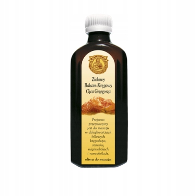

Balsam kręgowy Ziołowa oliwka do masażu 100 g