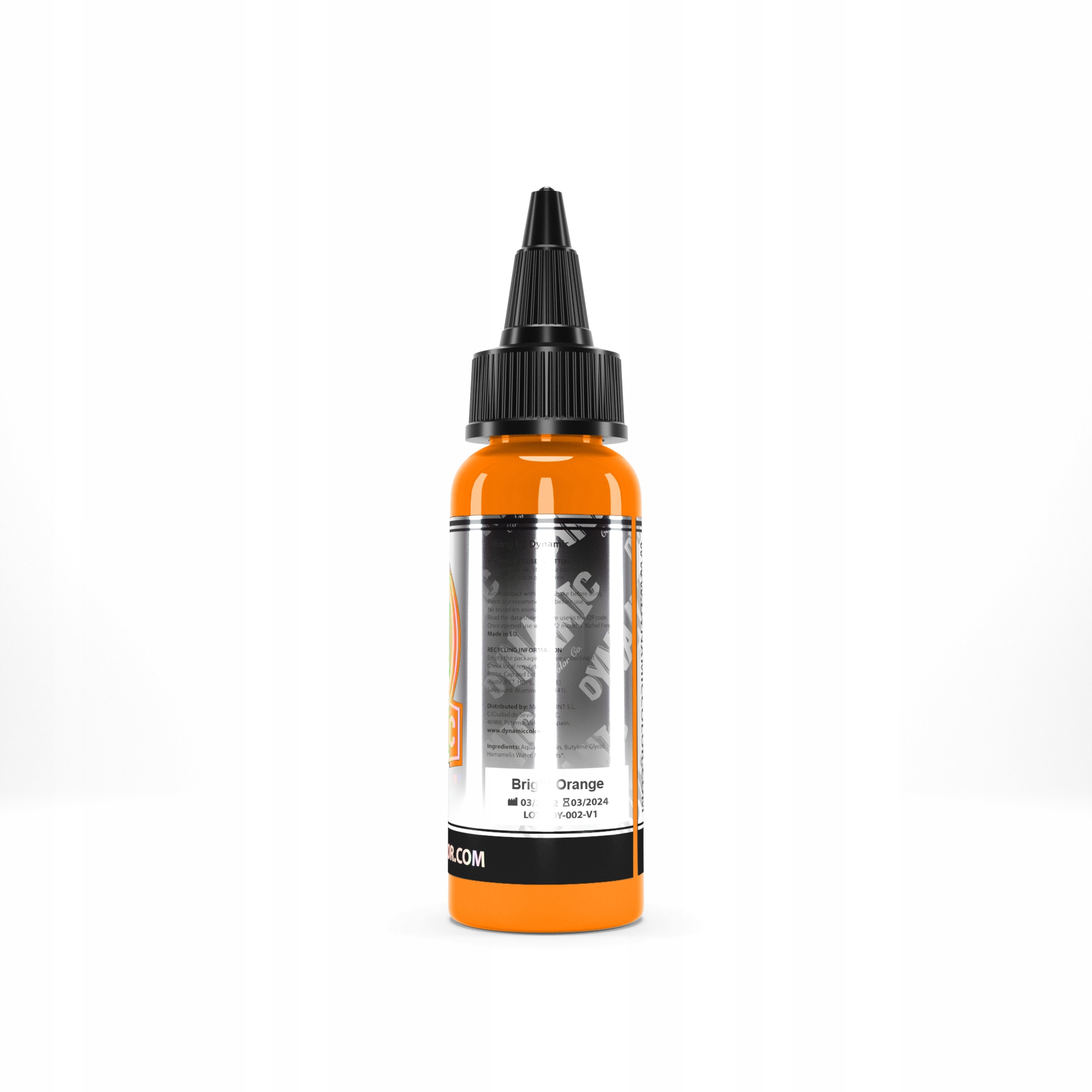 Dynamic Bright Orange 30 ml Tusz farba tatuaż