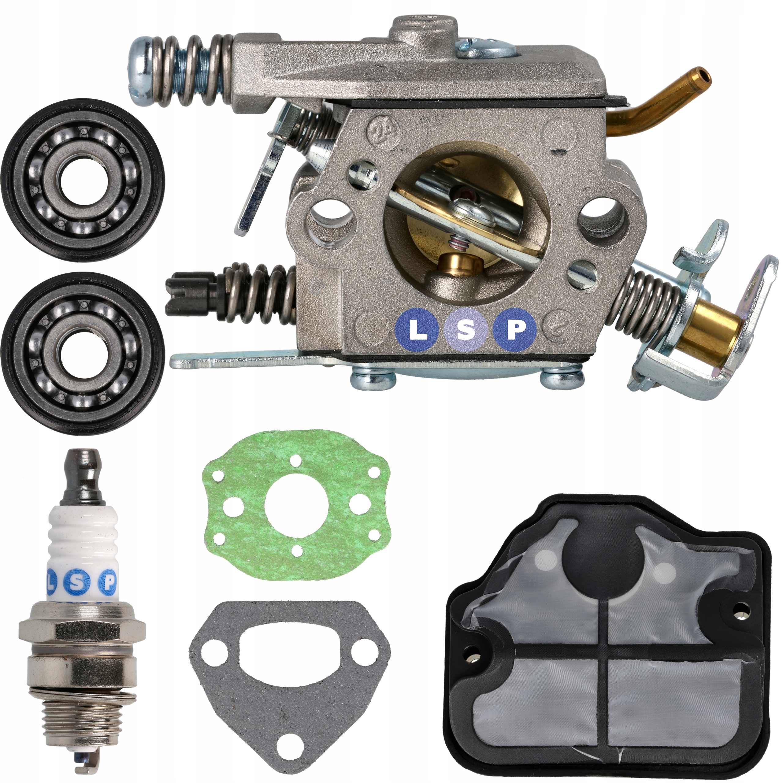 Filtr Powietrza Gaźnik Do Piły Husqvarna 36 41 136 137 141 142 Zestaw