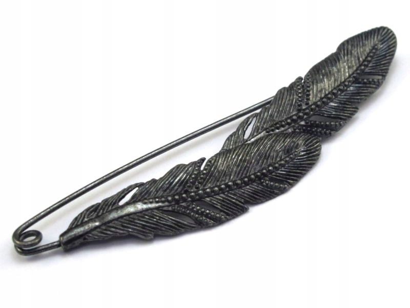 

Agrafka ozdobna Broszka gunmetal [A007]