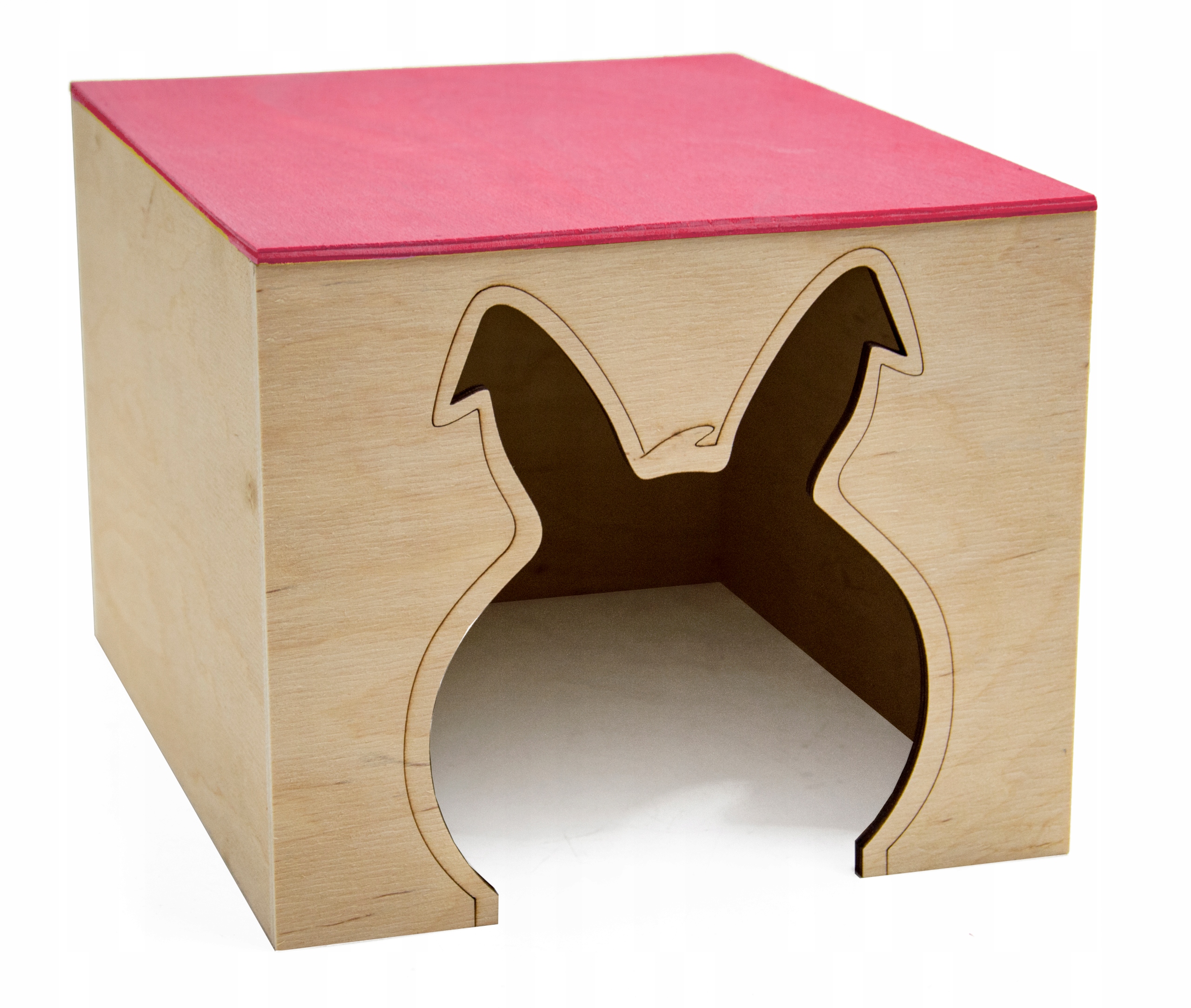 DREWNIANY DOMEK KLATKA DLA ŚWINKI MORSKIEJ KRÓLIKA Głębokość produktu 29 cm