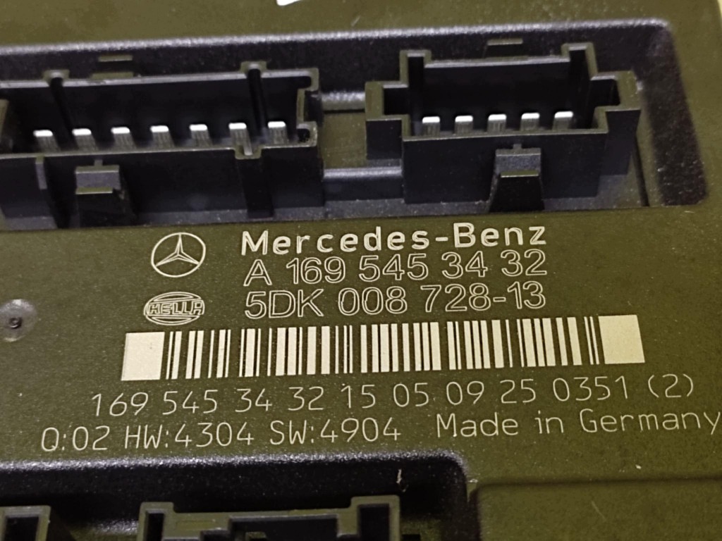 MERCEDES W169 Unité commande confort A1695453432