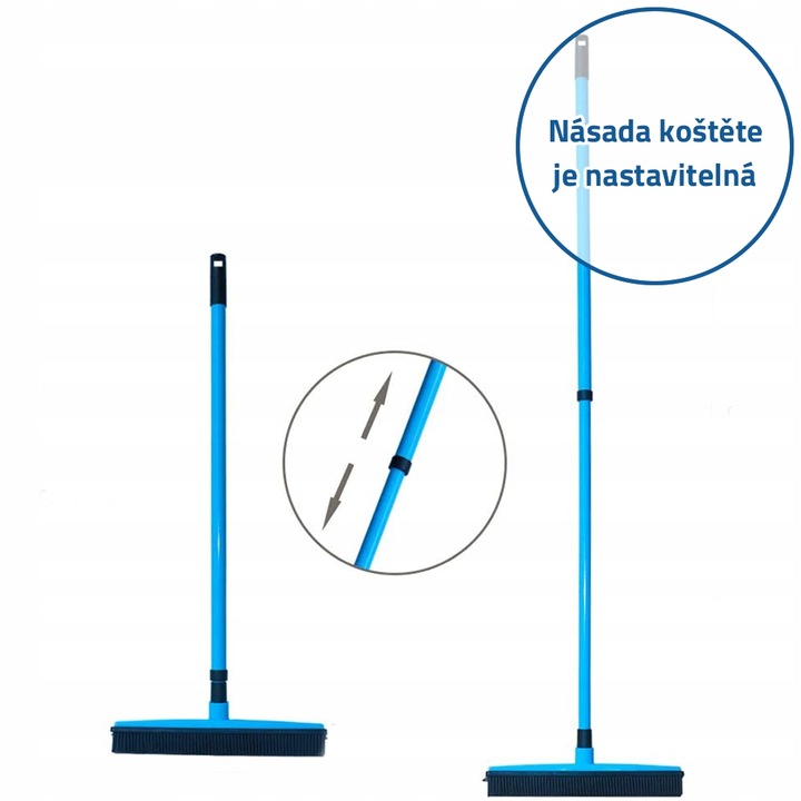 SZCZOTKA GUMOWA TELESKOPOWA X-BESEN Włosie guma