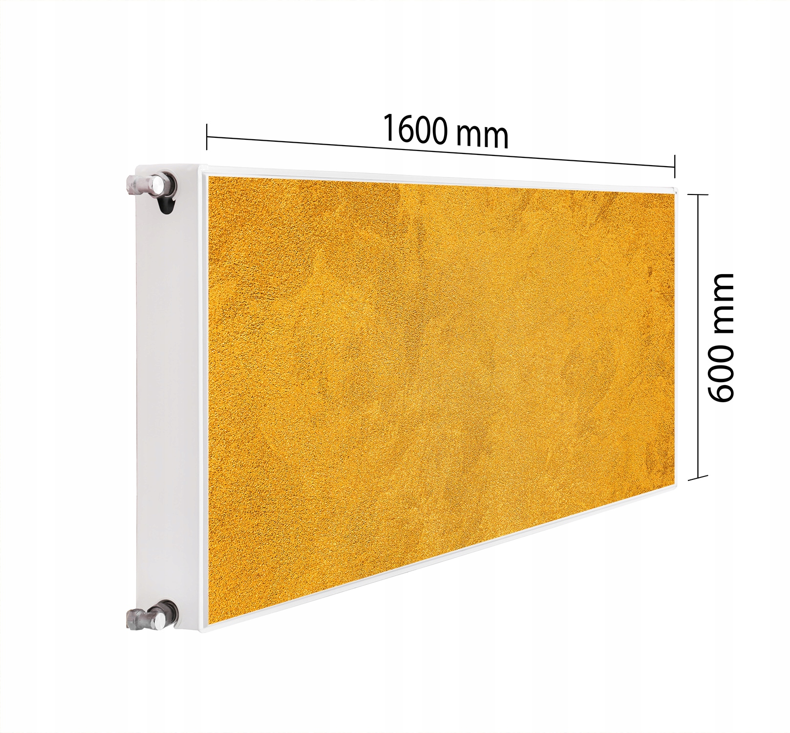 Magnetická Krytka Na Radiátor 160x60 Žlutá Podložka Magnet