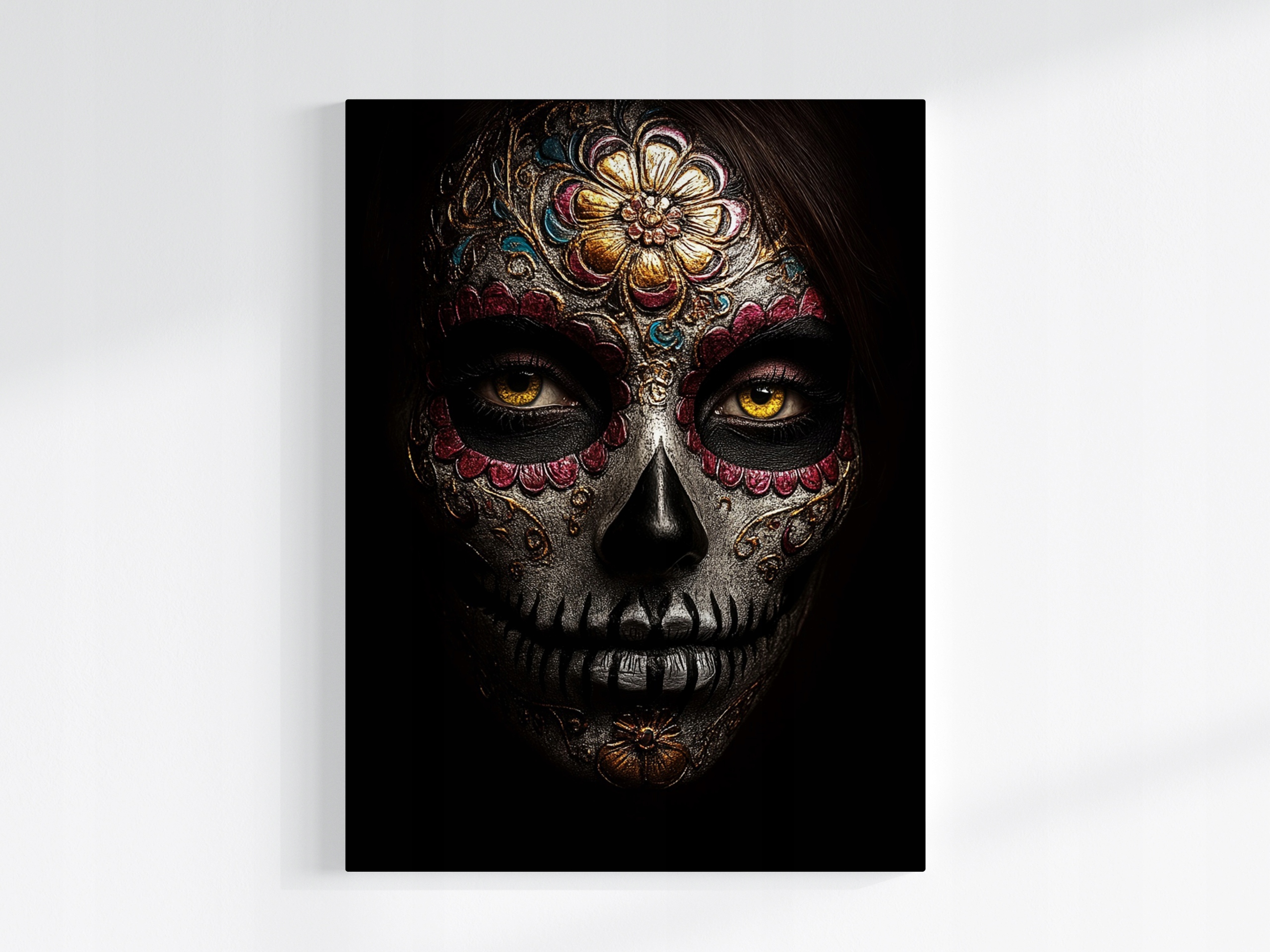 Obraz Na Plátně Canvas Portrét Dia De Los Muertos La Catrina Mexiko 60x80