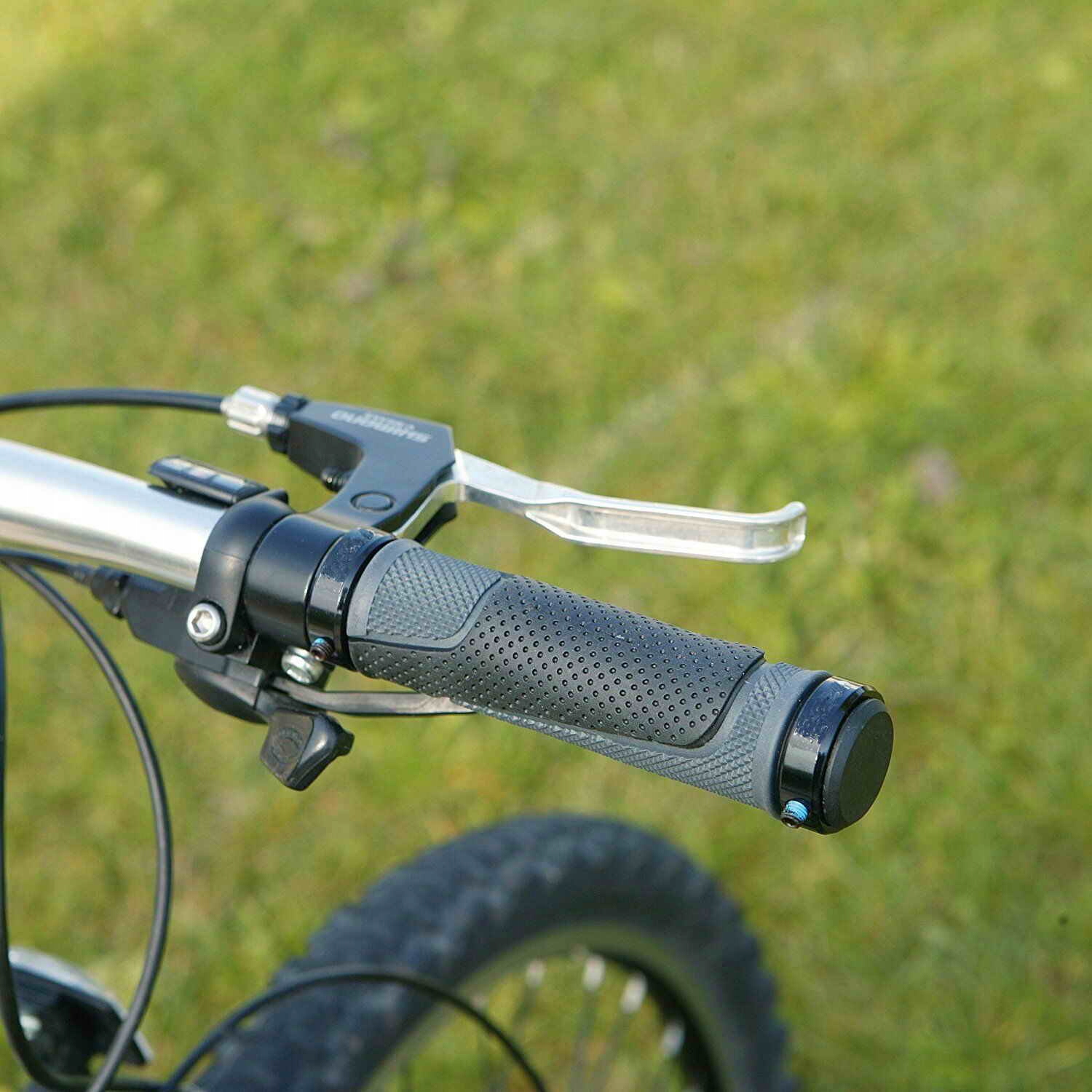 CHWYTY KIEROWNICY ROWEROWE DELUXE NAKŁADKI RĄCZKI LUXUS GRIPY ALU + TPR Kod producenta 91831