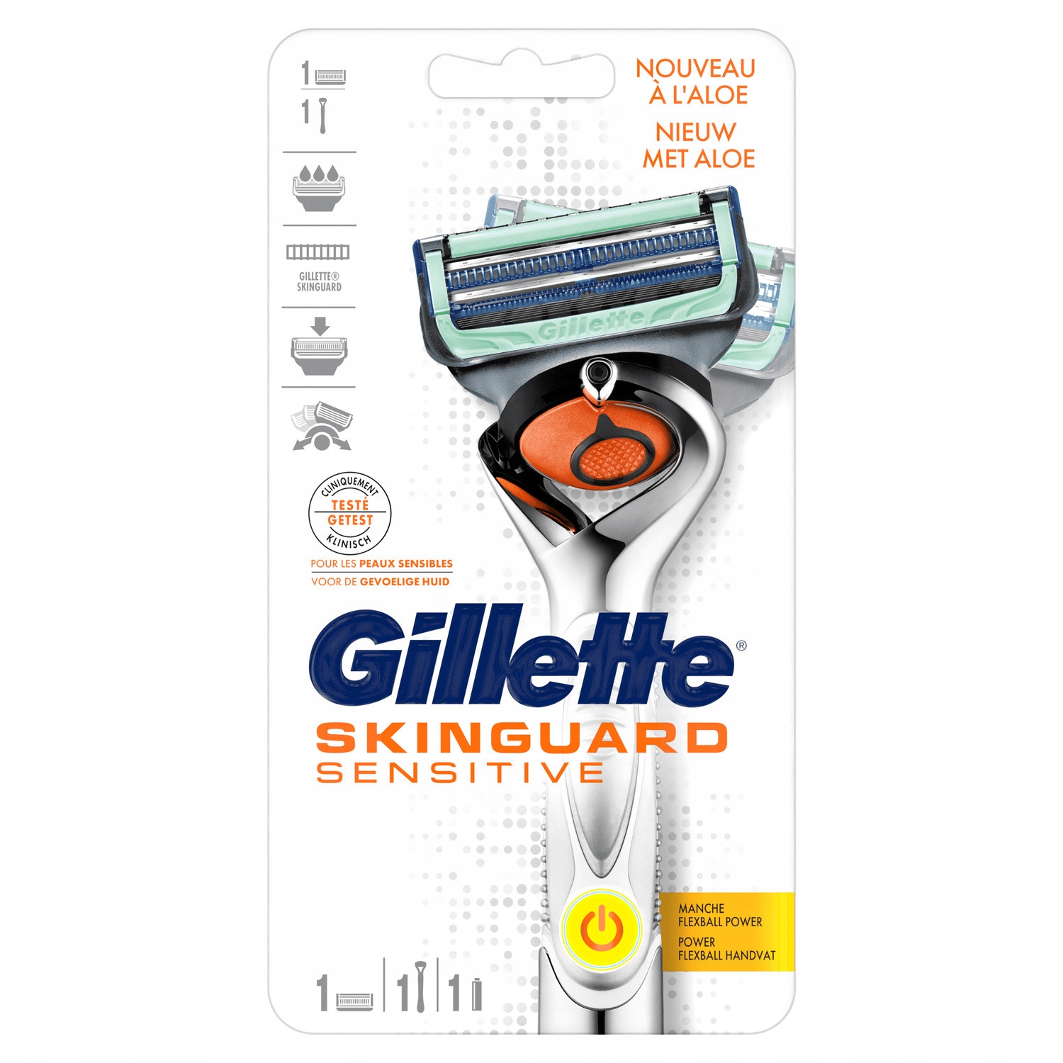 

Gillette Maszynka Skinguard Sensitive Power
