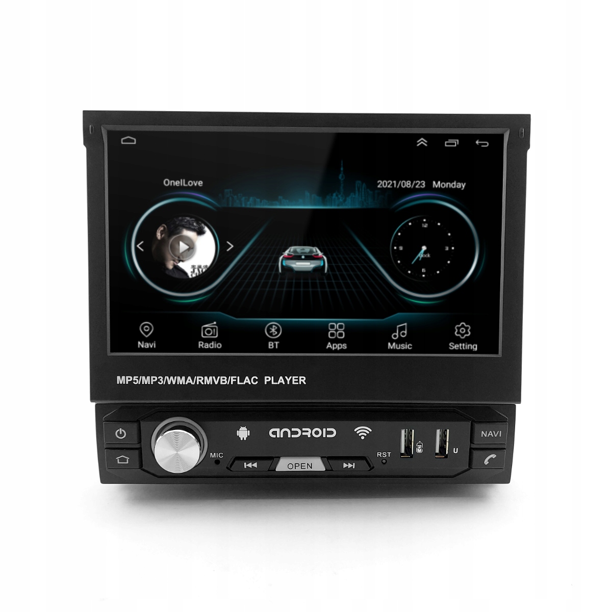 Radio 1DIN 7" GPS Android 1/16 GB Kamera WIFI Marka GOMEDIA