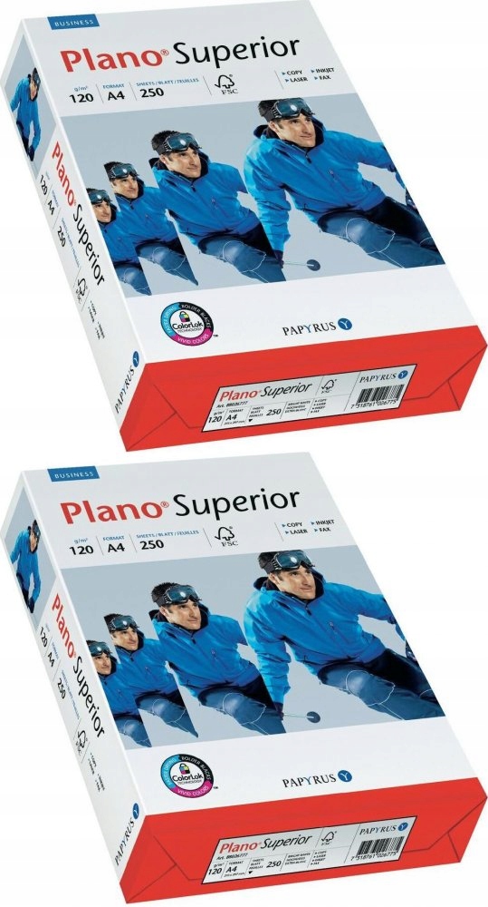 

Papier ksero Papyrus A4 120g 250k x2