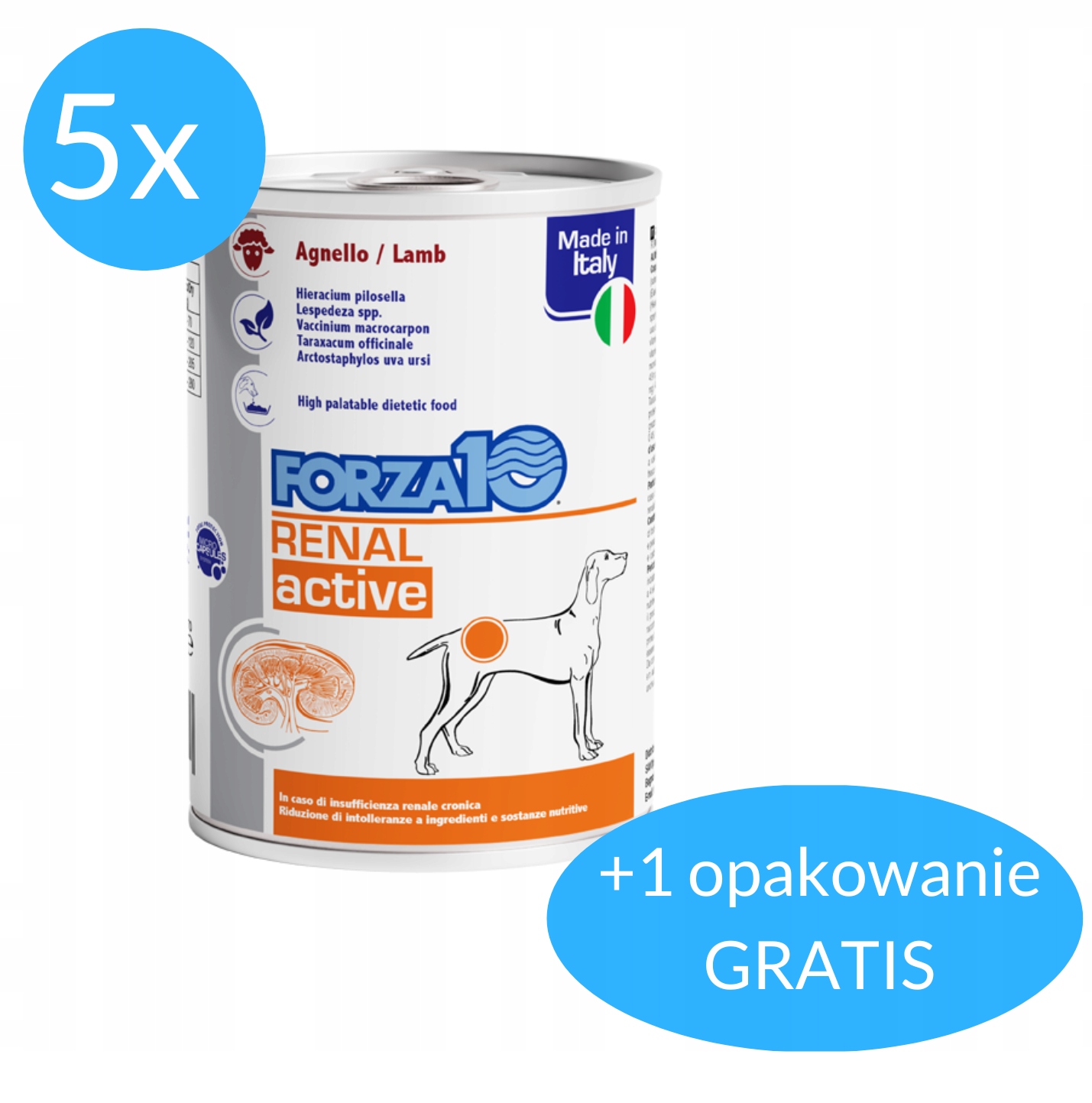 Forza10 Renal Actiwet pro psa 5x390 g 390 g Bonus!