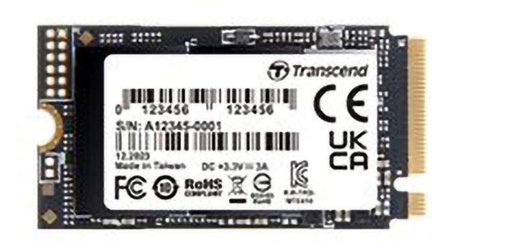 Transcend 2 Tb M.2 2242 PCIe 410S Gen4x4 NVMe 3D Tlc DRAM-less dysk ssd