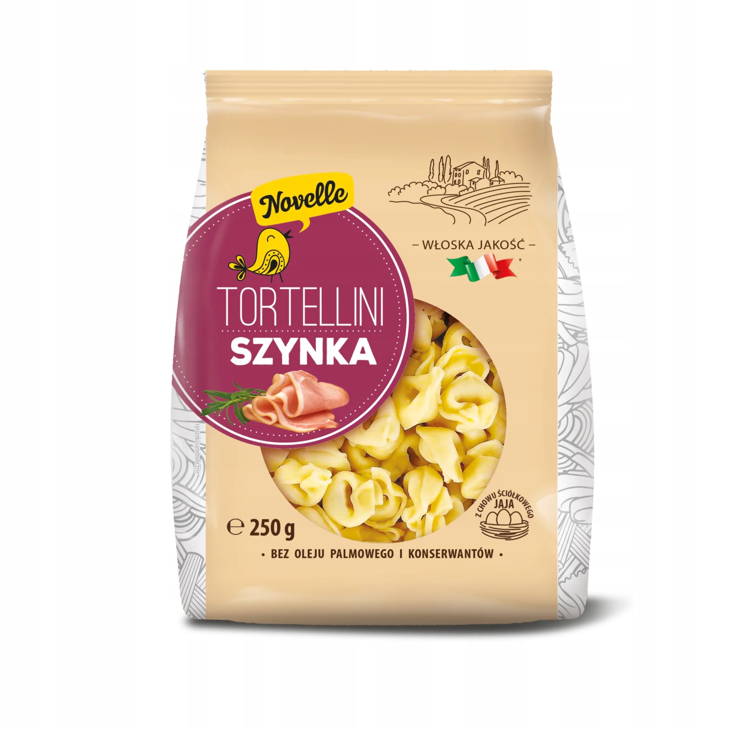 Novelle Tortellini se šunkou 250 g