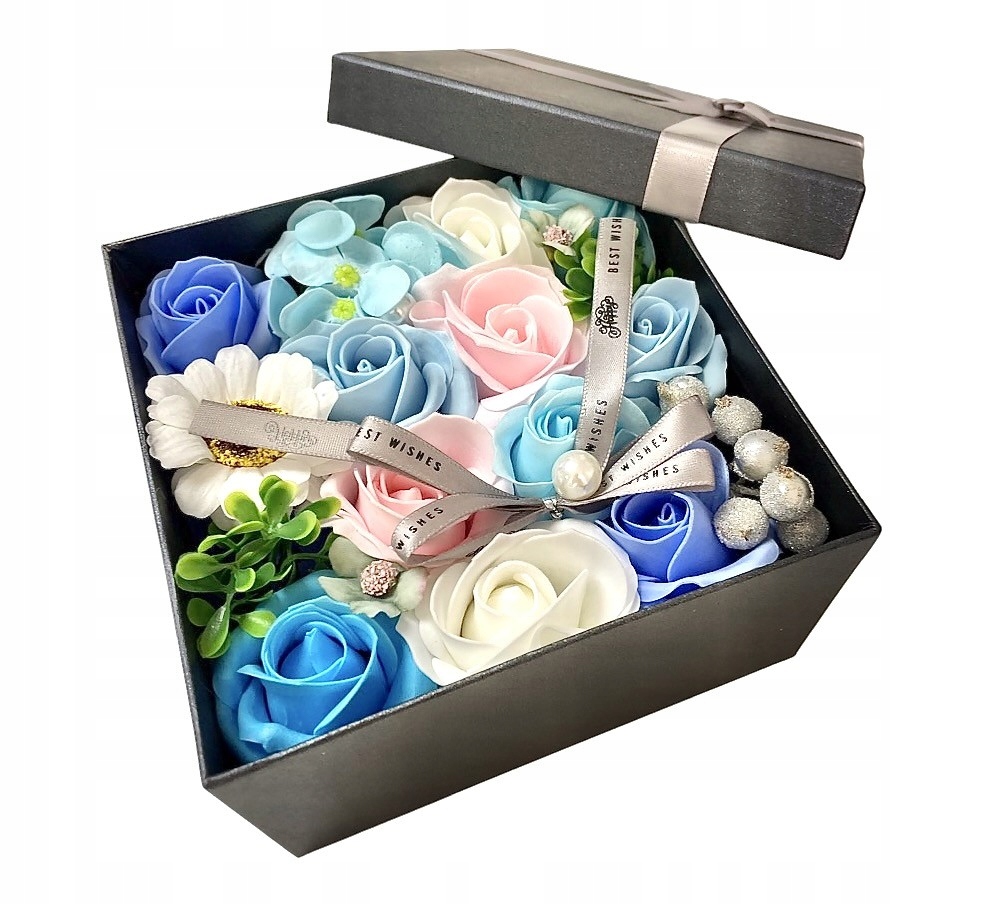 

Flowerbox Kwiaty Mydlane Box Z Kwiatami