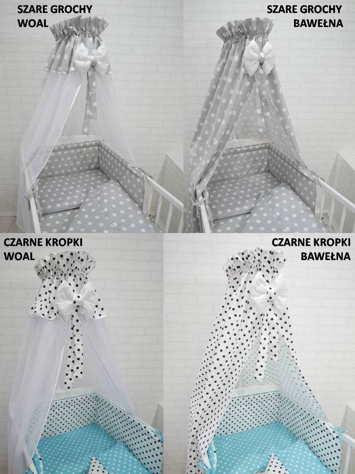 baldachim do KOŁYSKI woal/bawełna PRODUCENT Płeć chłopcy dziewczynki