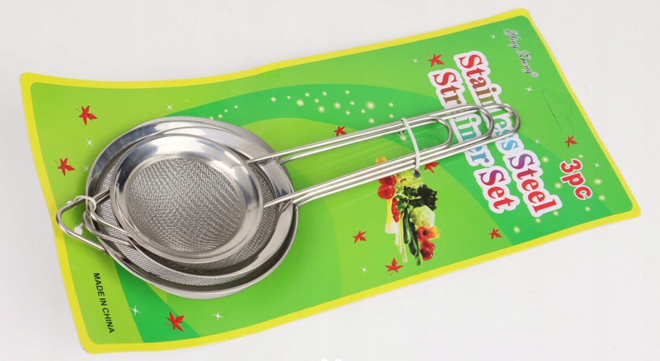 SITKO CEDZAK KOMPLET ZESTAW SITEK KUCHENNYCH 3 SZT Rodzaj zestaw sitek