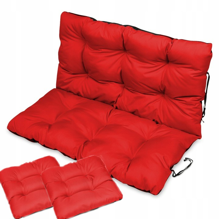 Polštář na zahradní houpačku 120x110 45x45