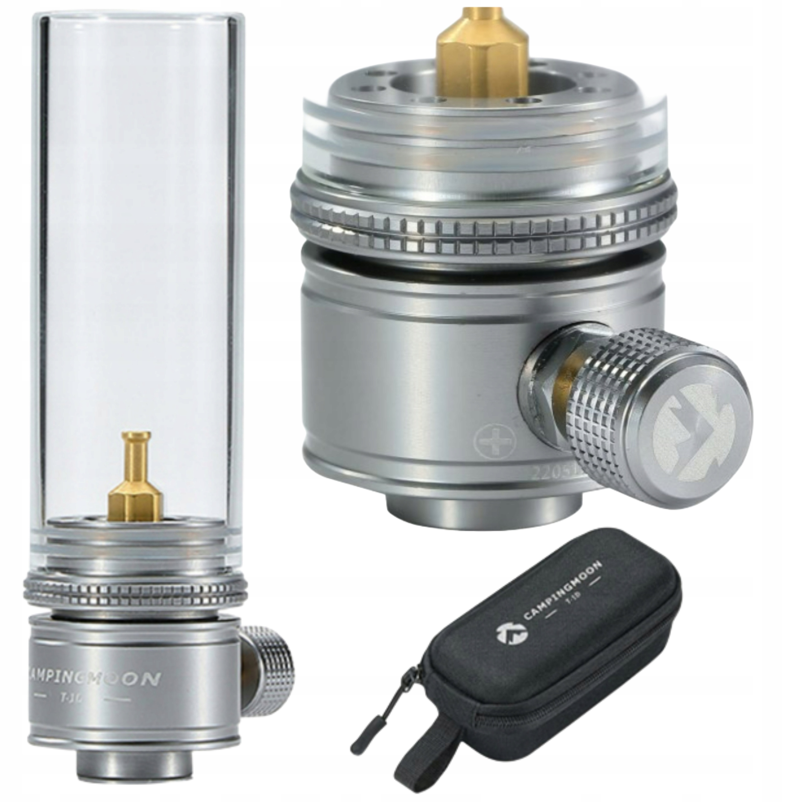 Campingmoon Plynová lampa Outdoor Camping Přenosná skleněná lucerna Pouzdro