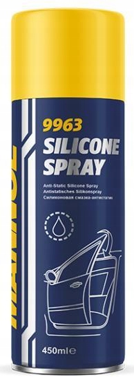 Olej silikonowy silikon w sprayu 450ml. Mannol