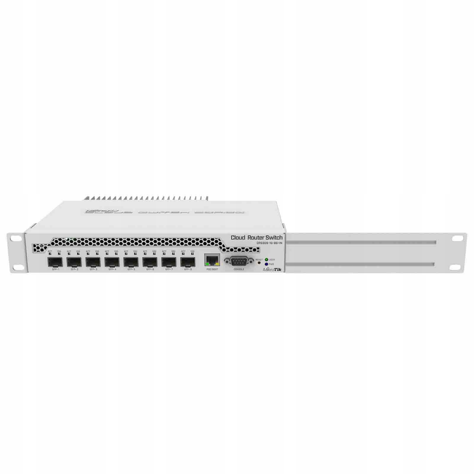 MikroTik Cloud Router Switch CRS309-1G-8S+IN 8xSFP 1xGE RS232 PoE