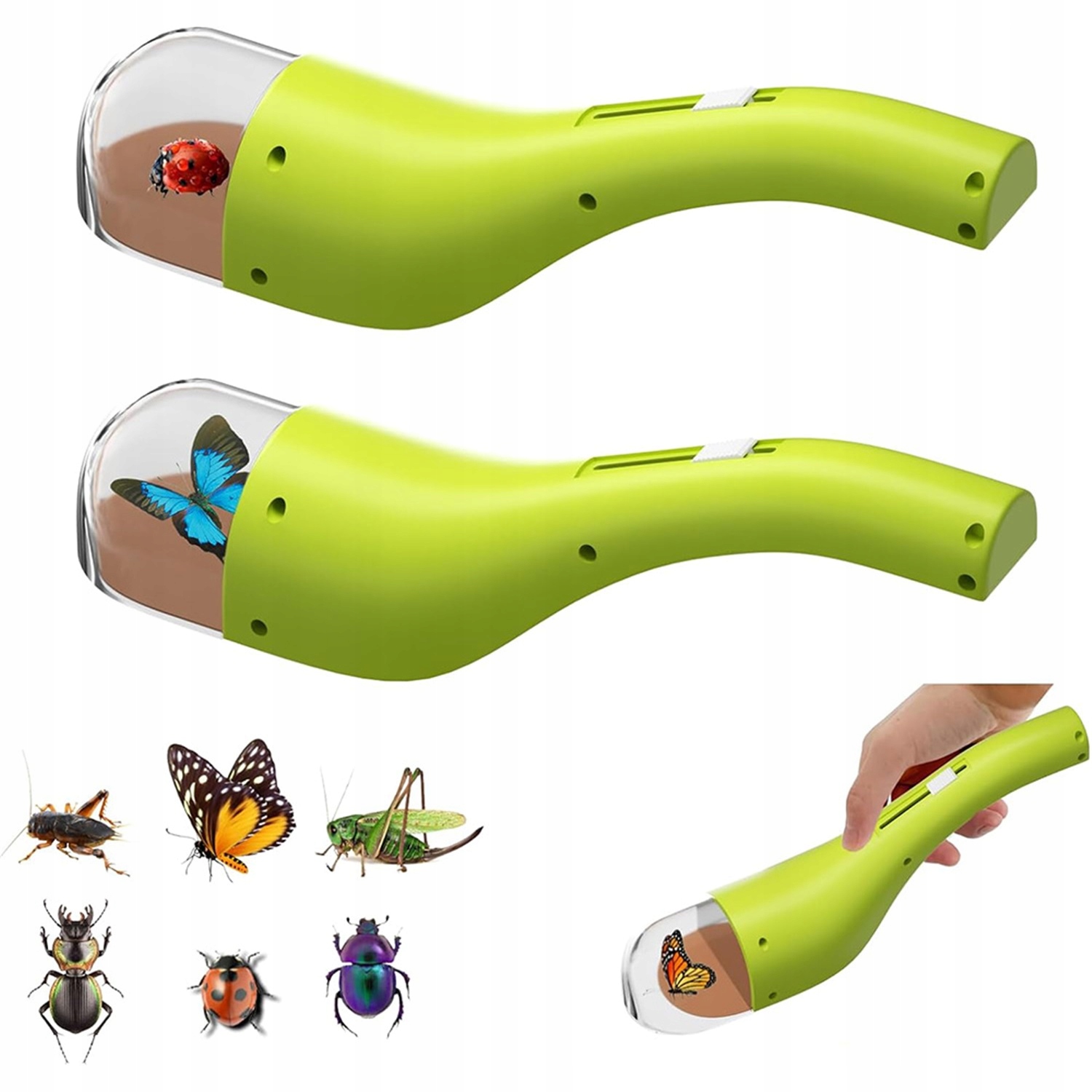 Levně Lapač Hmyzu Naživo Ekologický, Bez Chemikálií, S Dlouhou Rukojetí