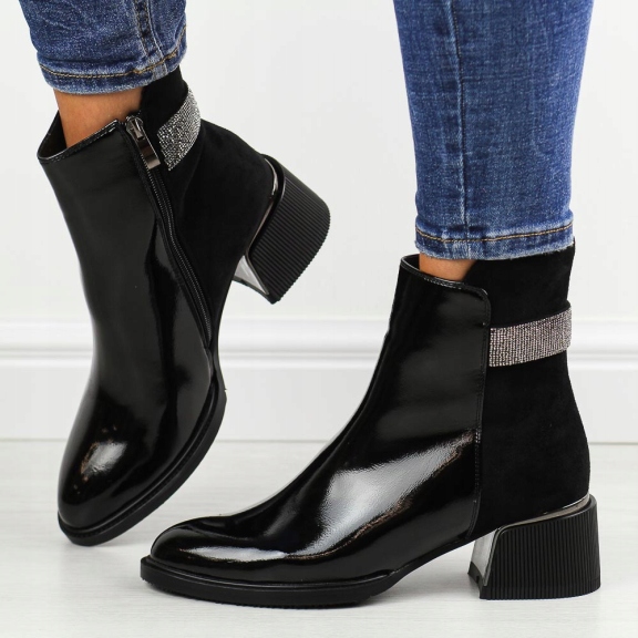 Kotníkové Boty D&a Barski MR880-030 černé, černé vel. 39