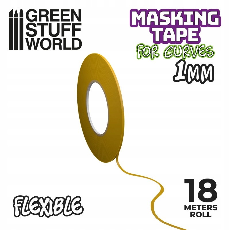 

Masking Tape 1mm elastyczna taśma maskująca