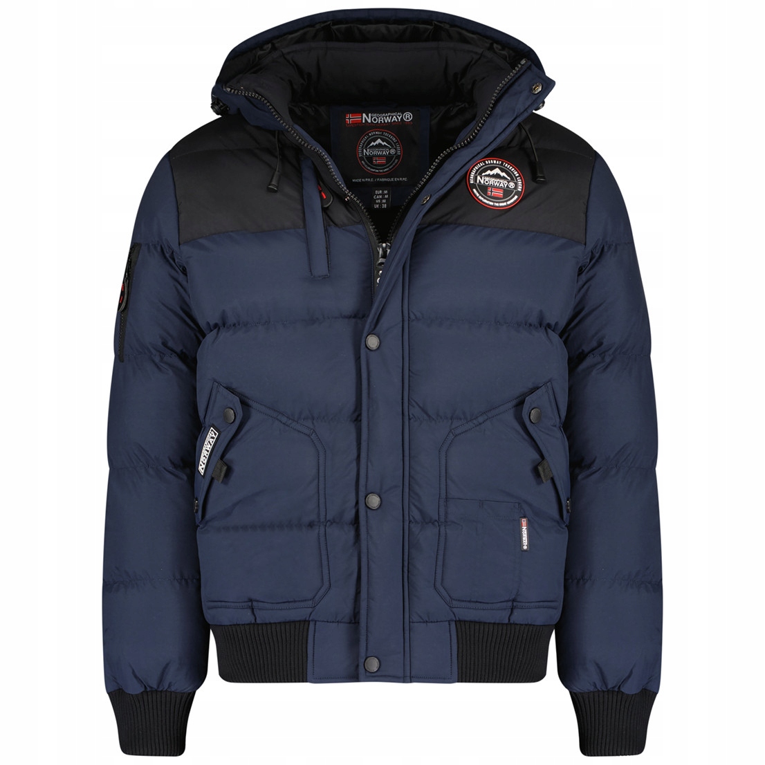 Geographical Norway bunda pánská Volva Men Jkt 005 zimní, prošívaná s kapuc
