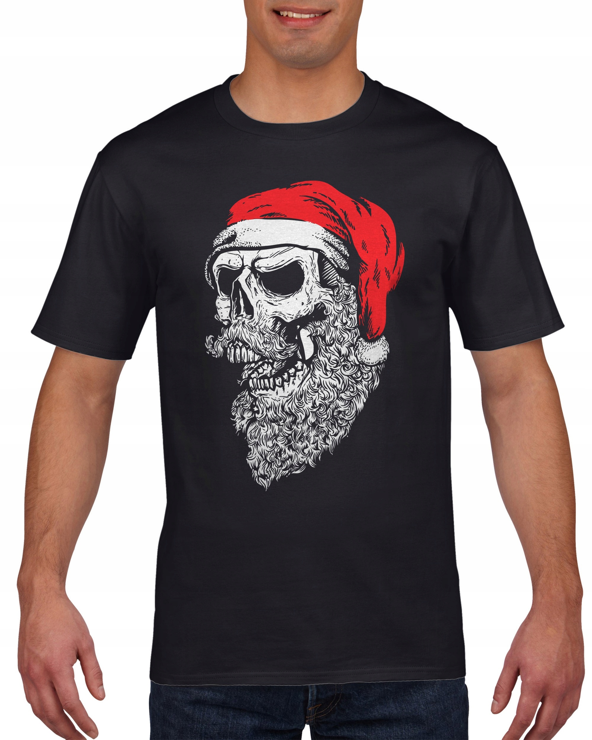 

Koszulka meska Skull Santa Czaszka Mikolaja M