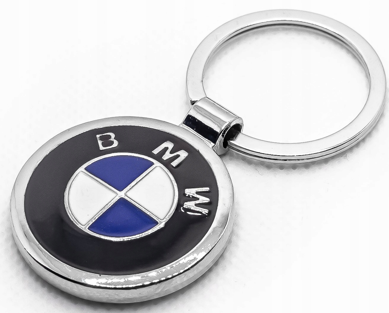 

Brelok Do Kluczy Bmw metalowy okrągły chrom