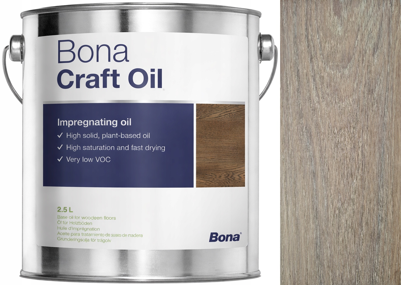 Bona Craft Oil Frost Szron 2,5L olej na dřevo a parkety