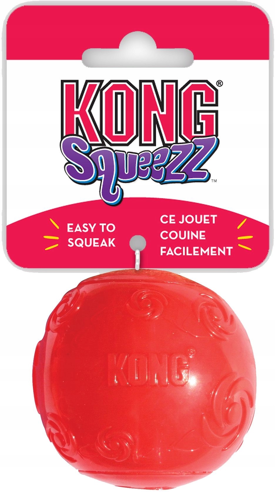 

Kong Piłka Piszcząca dla psa medium 65 mm