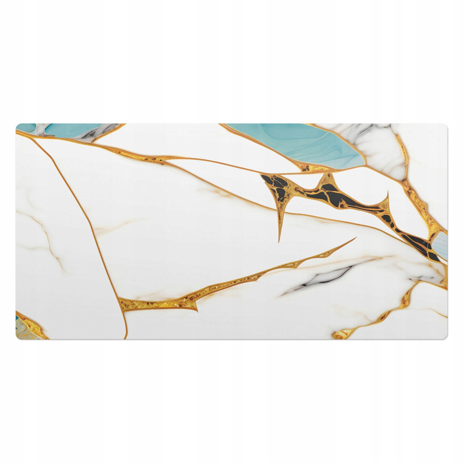 Odolná prostiskluzová podložka na desku stolu Mramorové vzory 100x50 cm