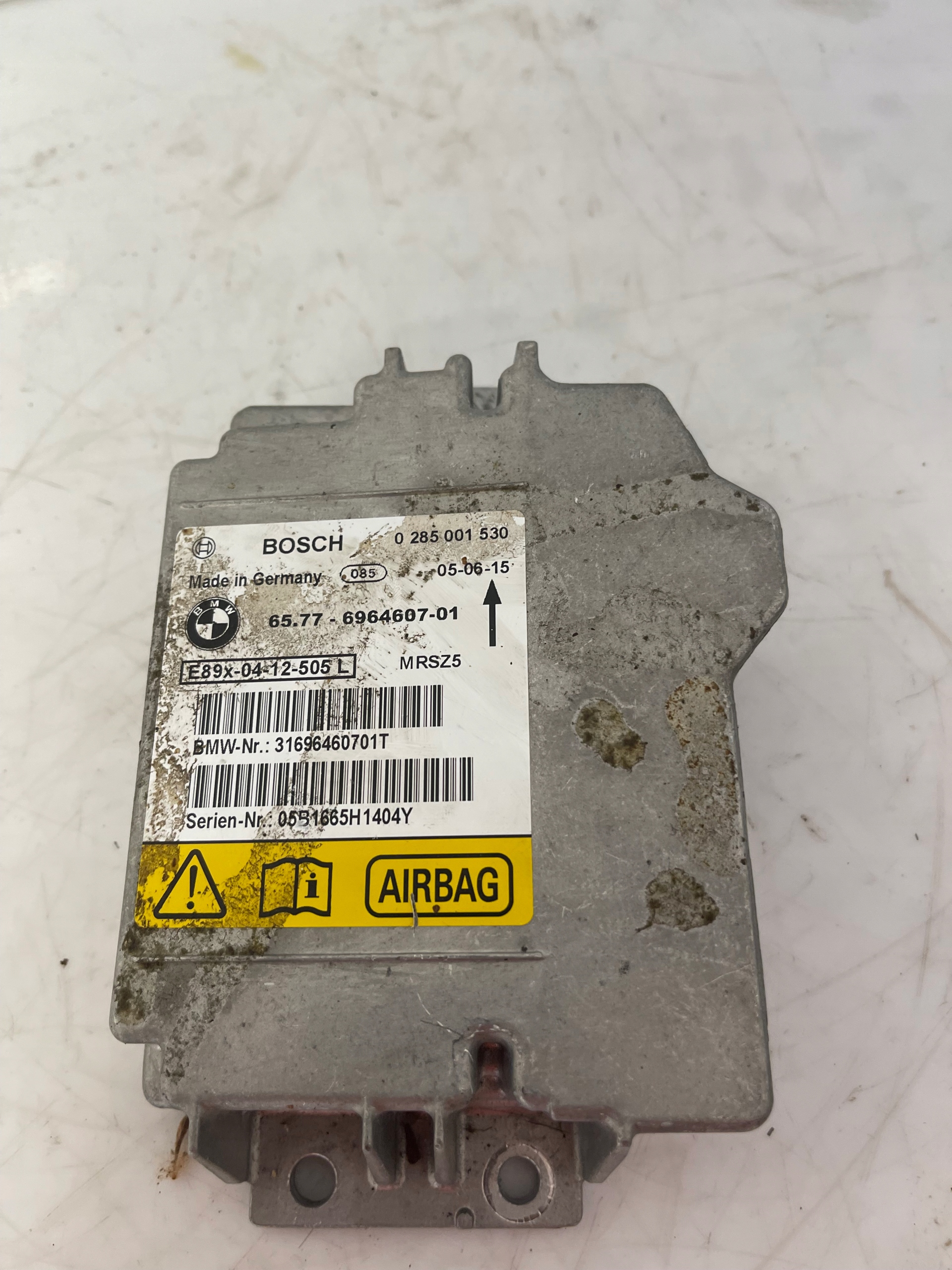 BMW E87 E90 E91 SENSOR modulo airbag airbag 6964607
