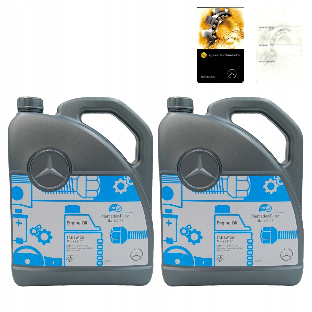 Motorový Olej Mercedes Mb 229.51 5W-30 10L MB229.51 5W30