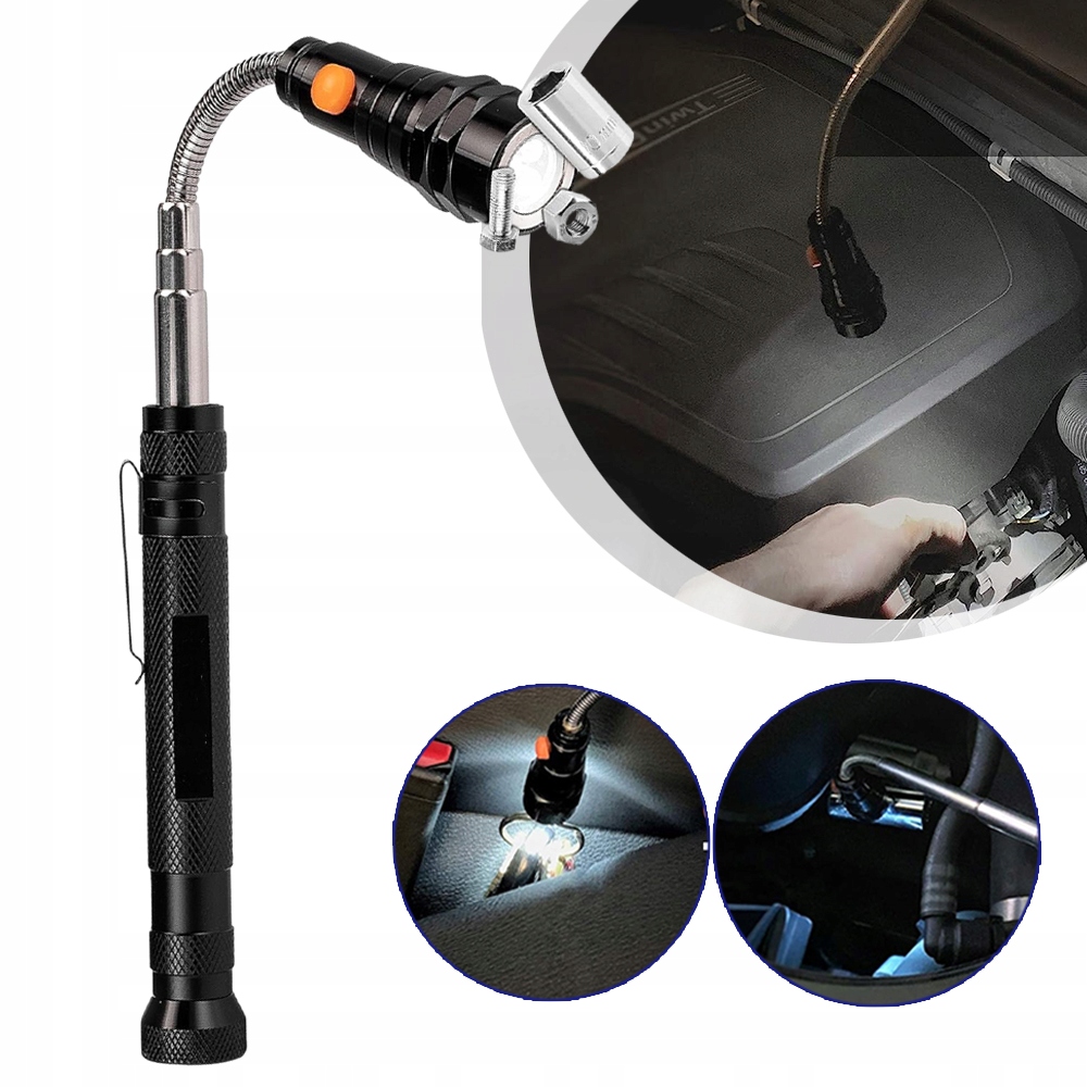 ELASTYCZNE MAGNETYCZNE NARZĘDZIE DO PODBIERANIA MOCNE CHWYTAK MAGNETYCZNY